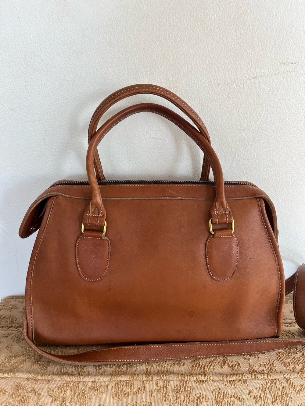 Vintage COACH Broadway Satchel 9891 British Tan Leather - Picture 8 of 10